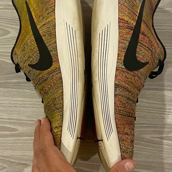 Nike LunarEpic Flyknit Low Running Shoes 843764-804 Orange Mens Size 15 - Picture 2 of 9